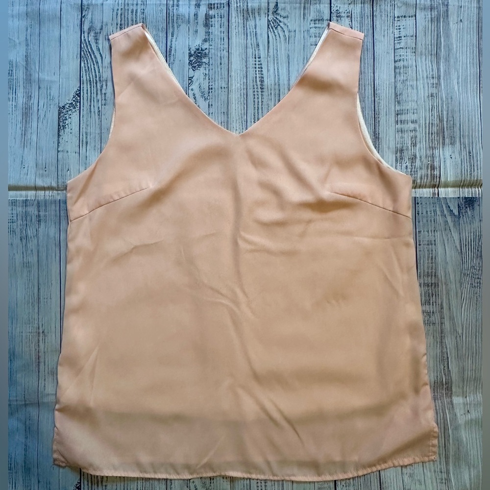 Blue Tide Sleeveless Blush Tank Top | Made in Italy | Minimalist Chic